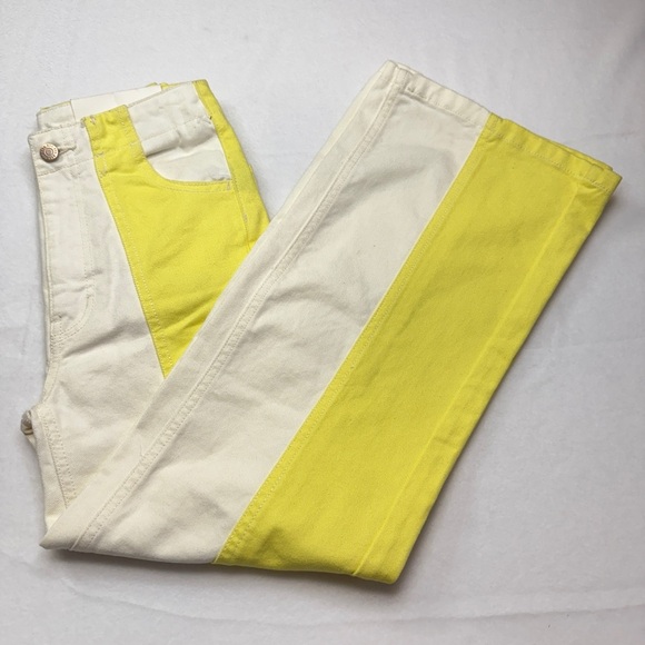 BDG size 24Yellow and Cream Casual Pants - Picture 1 of 4